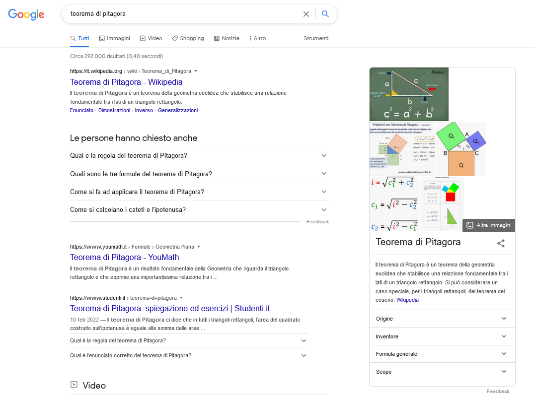 knowledge panel in serp