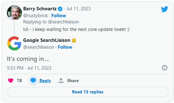 Los cambio su Twitter tra Schwartz e Sullivan