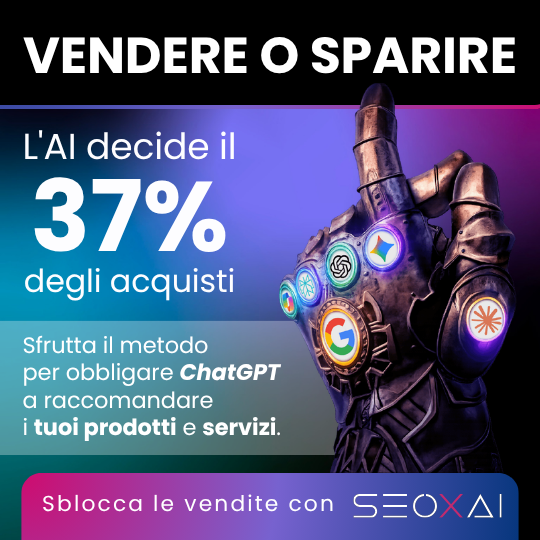 Il 22 maggio acquisisci l&rsquo;infrastruttura per costringere l&rsquo;AI a sceglierti come risposta definitiva