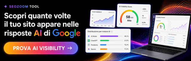 Prova subito AI Visibility di SEOZoom