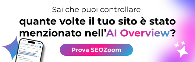 Attiva una prova di SEOZoom e scopri cosa dice di te l'AI