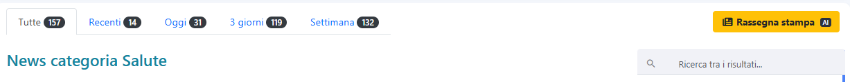 il dato sulle notizie presenti sul tema